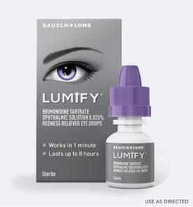 Authentic Lumify eye drops