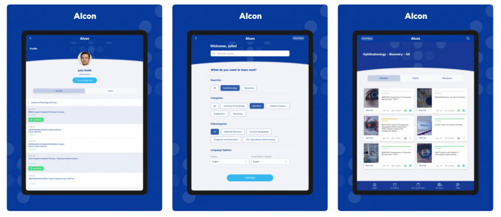 picture of Alcon Experience Academy App