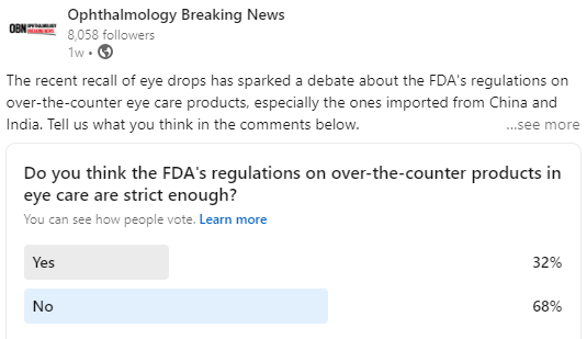 a linkedin survey about FDA regulations