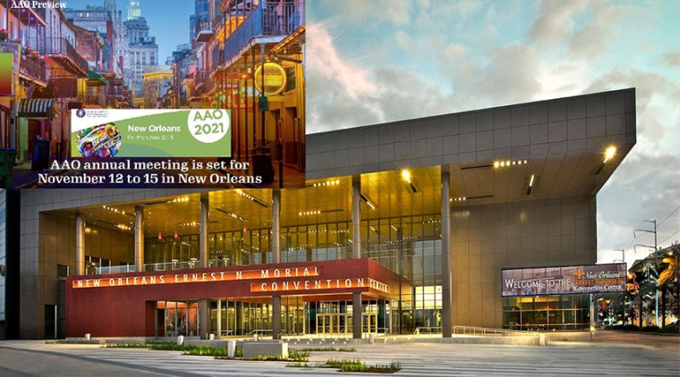 AAO Annual Meeting is Set for November 12 to 15 in New Orleans 