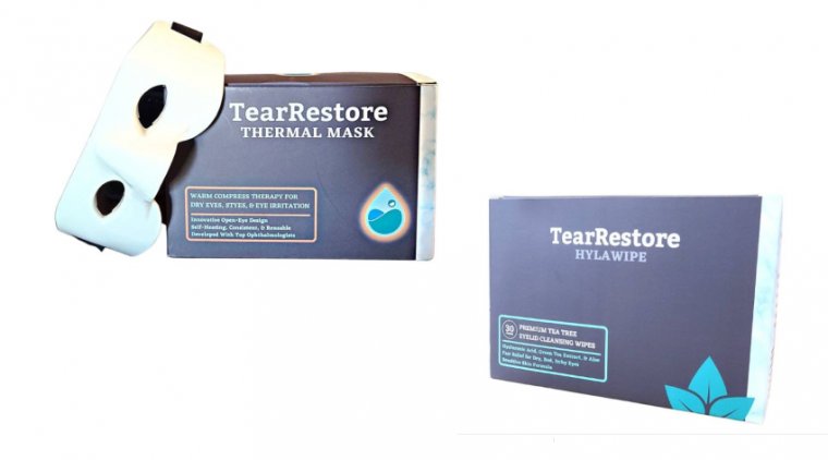 TearRestore's Thermal Mask and HylaWipe Tea Tree Eyelid Wipes Hit Shelves at Target